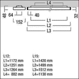LED-Halbeinbauleuchte ECOOS2SLIM #42937512