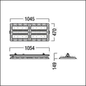 LED-Hallenleuchte CR2 L35k- #42940943