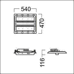 LED-Hallenleuchte CR2 M10k- #42188066