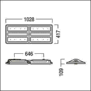LED-Hallenleuchte CR2PL FI L #42940716