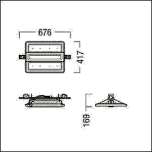 LED-Hallenleuchte CR2PL FI M #42940523