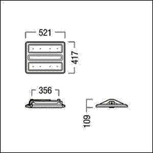 LED-Hallenleuchte CR2PL FI M #42940526