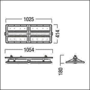LED-Hallenleuchte CR2PL L35k #42936396