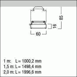 LED-Lichtbandleuchte TECTON MIR #42187203
