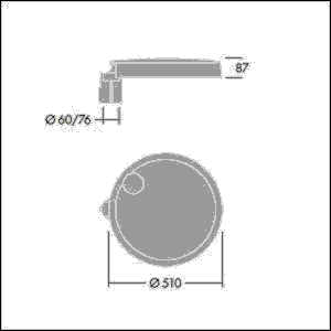 LED-Mastleuchte CT L 36L35 #96635157