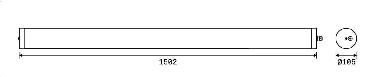 LED-Rohrleuchte TLX HO 130 #42187832