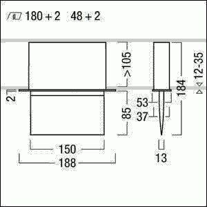 LED-Sicherheitsleuchte ARTSIGN 75 #42186852