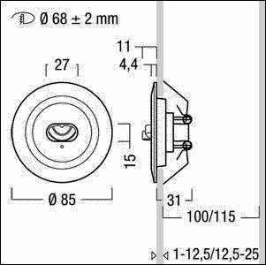 LED-Sicherheitsleuchte RESCLITE P #42932986