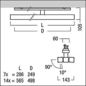 LED-Strahler SCENO 1X14 #42188485