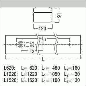 LED-Wannenleuchte PERLUCE LRO#42182642