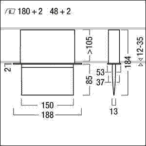 Sicherheitszeichenleuchte ARTSIGN 75 #42934359