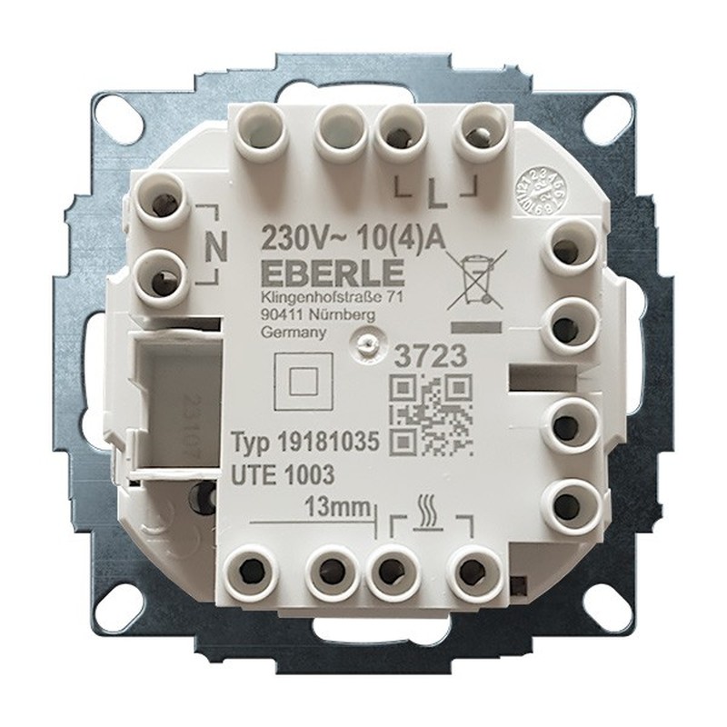 UP-Raumregler 5-30C AC230V UTE 1003-Alu-55