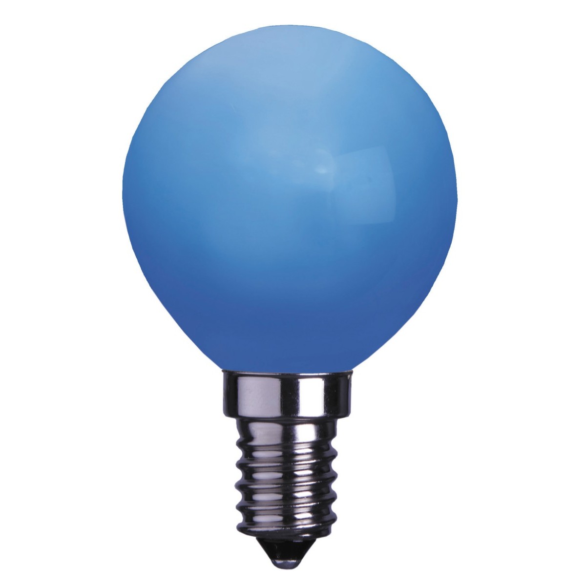 Deco-LED Tropfenform E14 45x75 230V 0,5W blau 33414