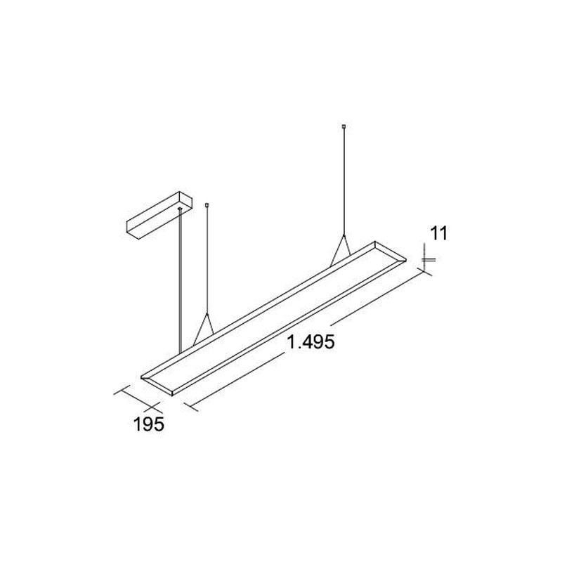 LED Pendelleuchte 49260073TW