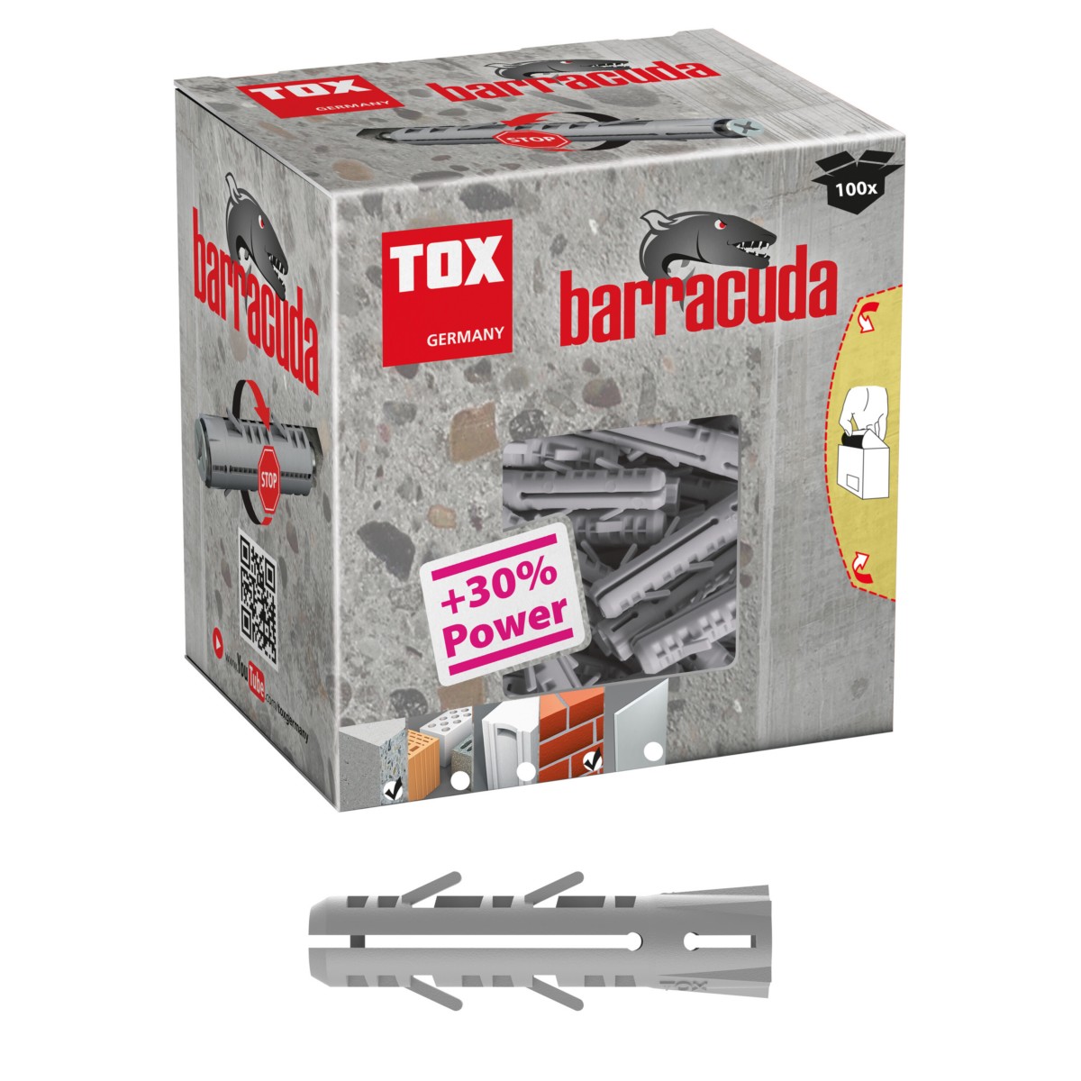 Spreizdübel Barracuda 6/30 KT