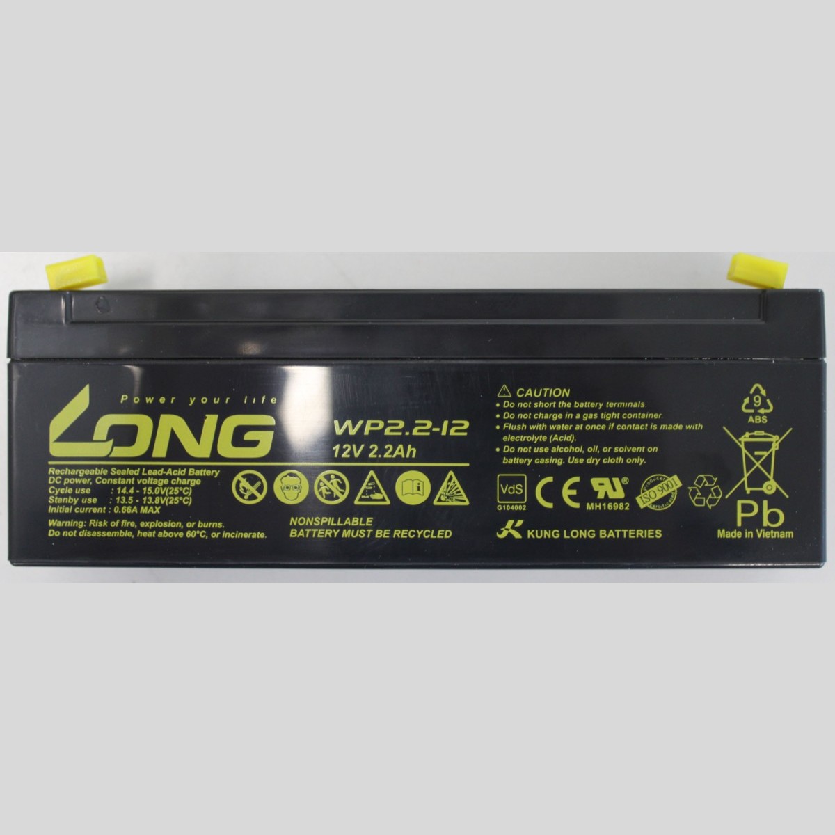 Akku 12 V / 2,2 Ah 30-2310001-02-01