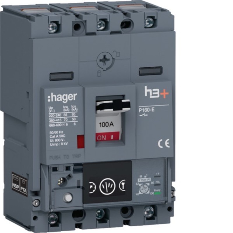 Leistungsschalter h3+ P160 HES100NC