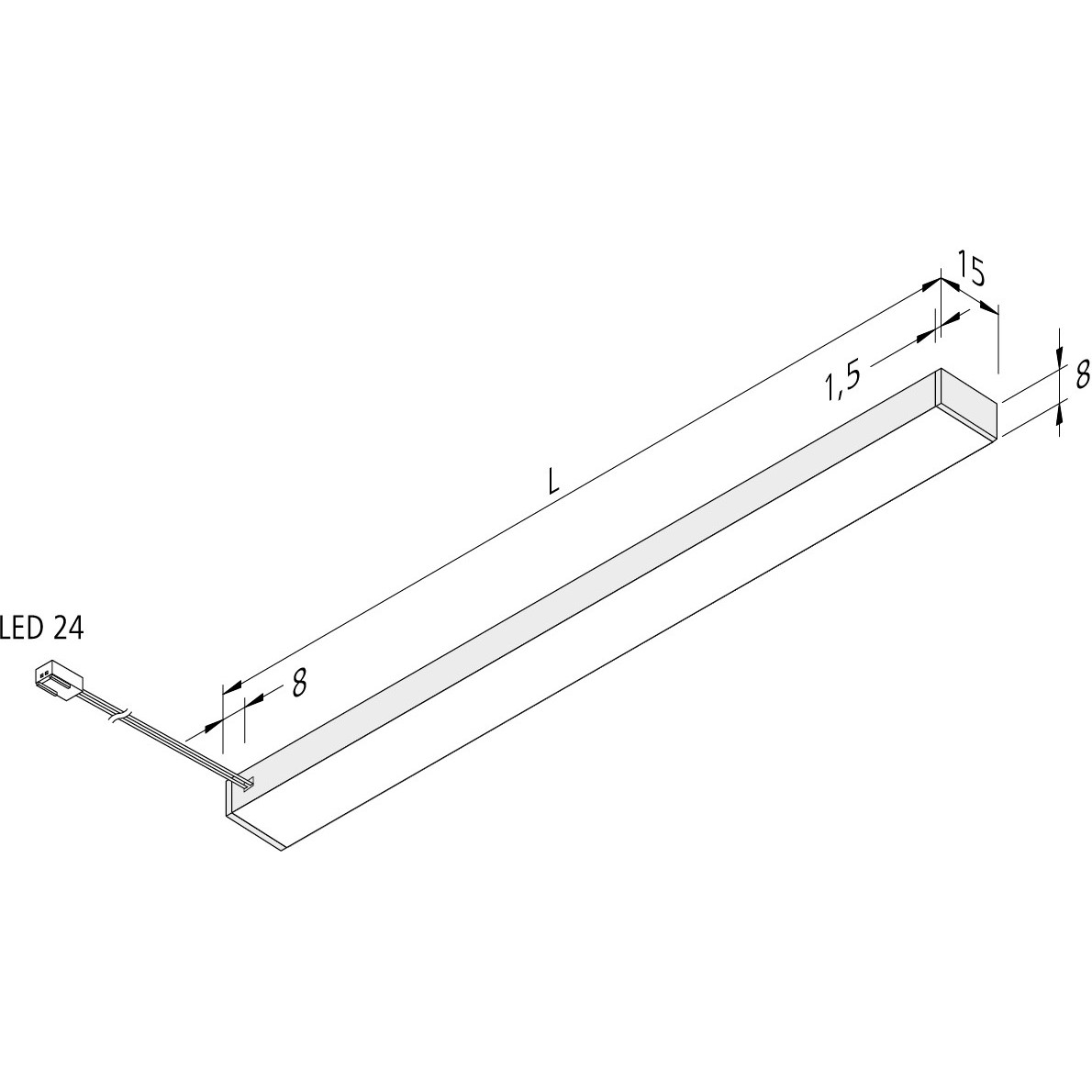 LED-Unterbauleuchte 61001427203