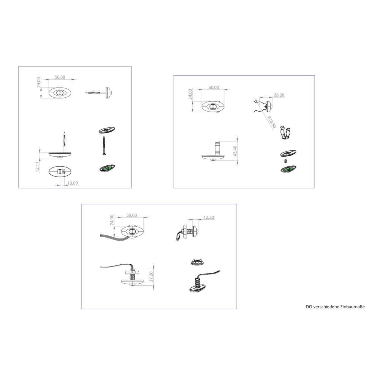 LED-Sicherheitsleuchte DOE023WL