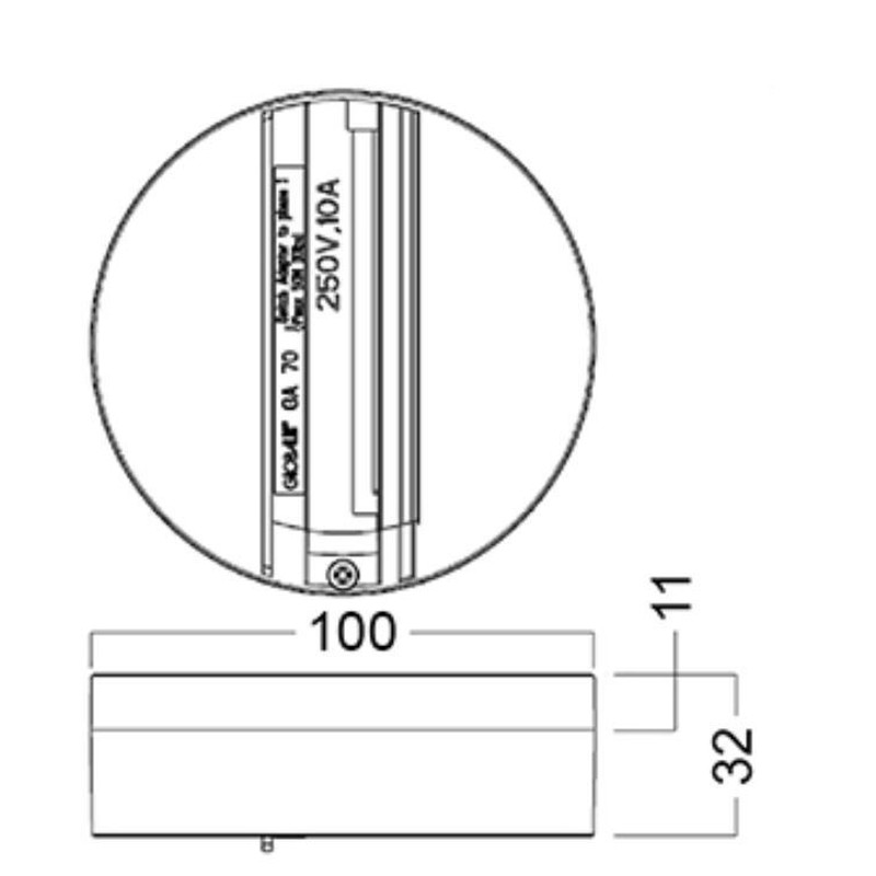 3-Phasen-Grundplatte ZRS7503CBAWH(GA70-3)