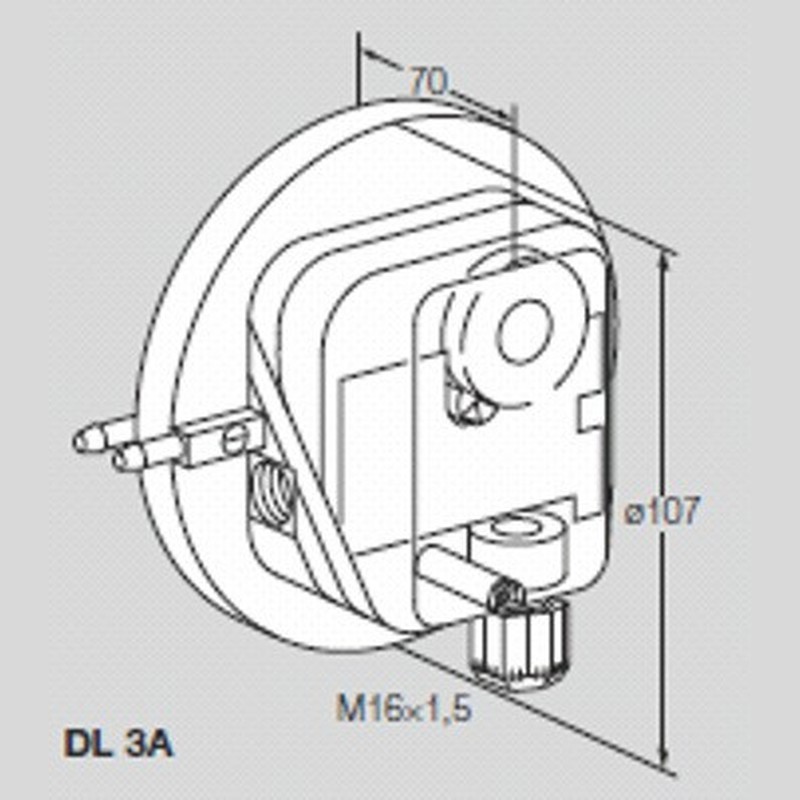 Luft-Druckwächter DL 3A-3