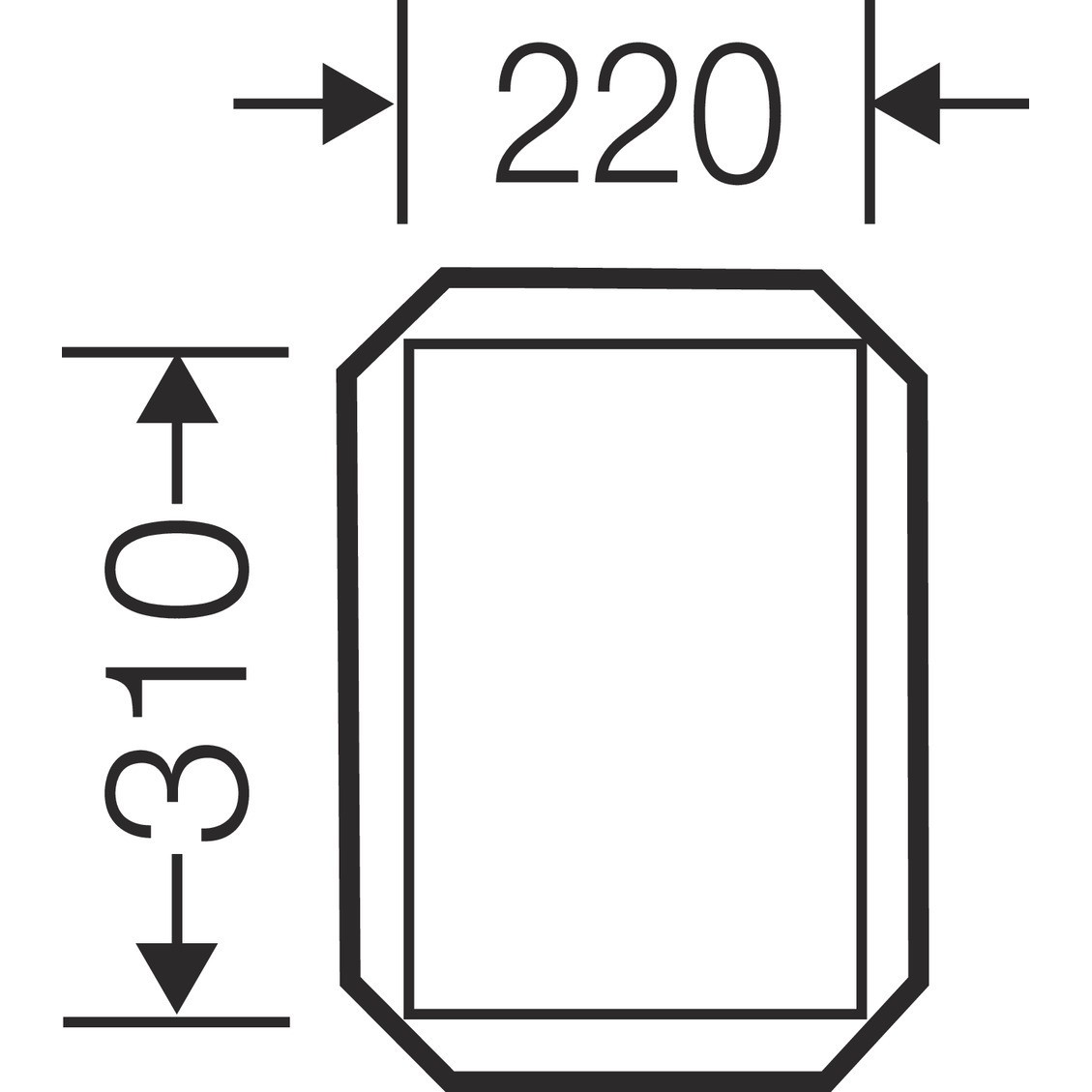 Abdeckung FP AP 20