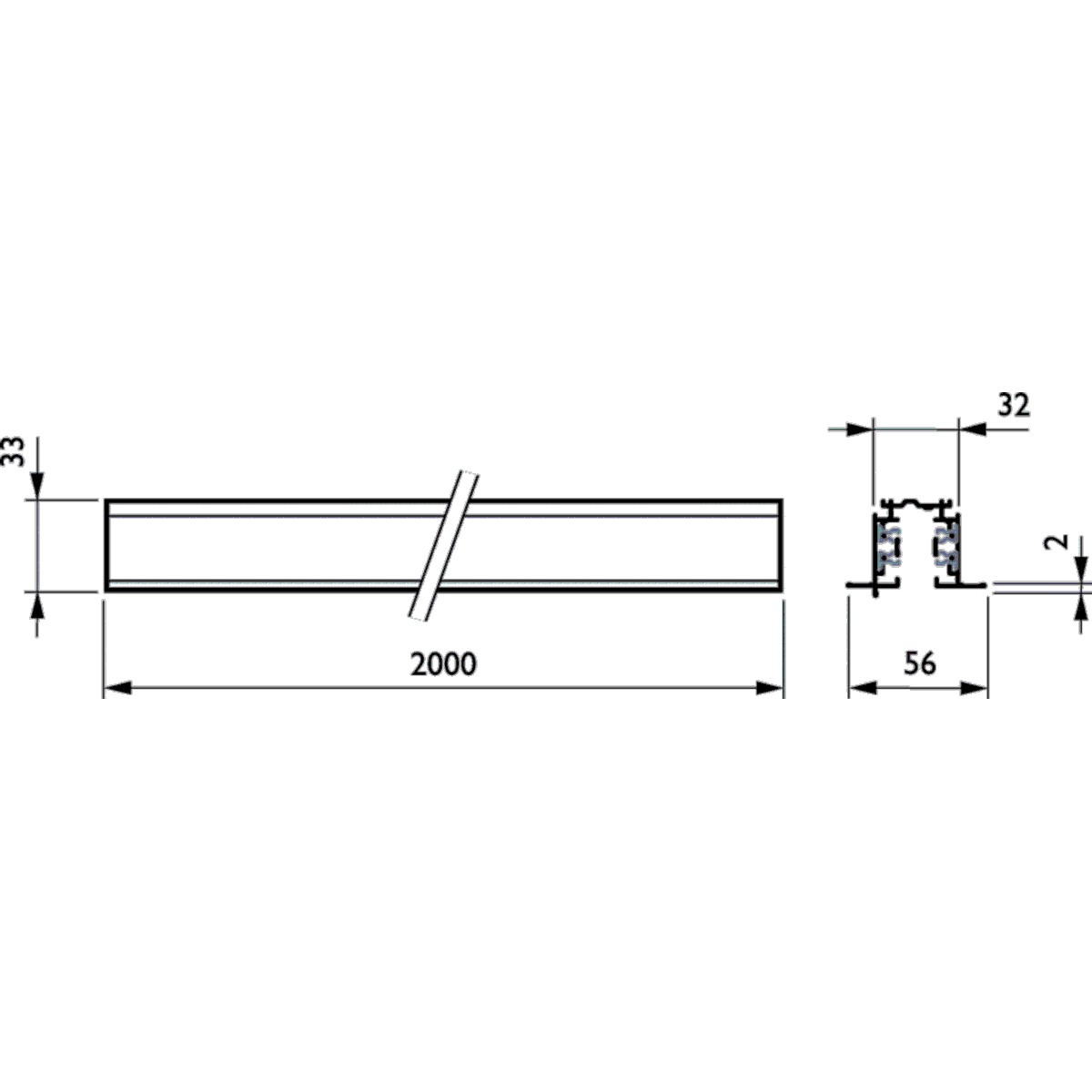 3-Phasen-Stromschiene RBS750 #06548800