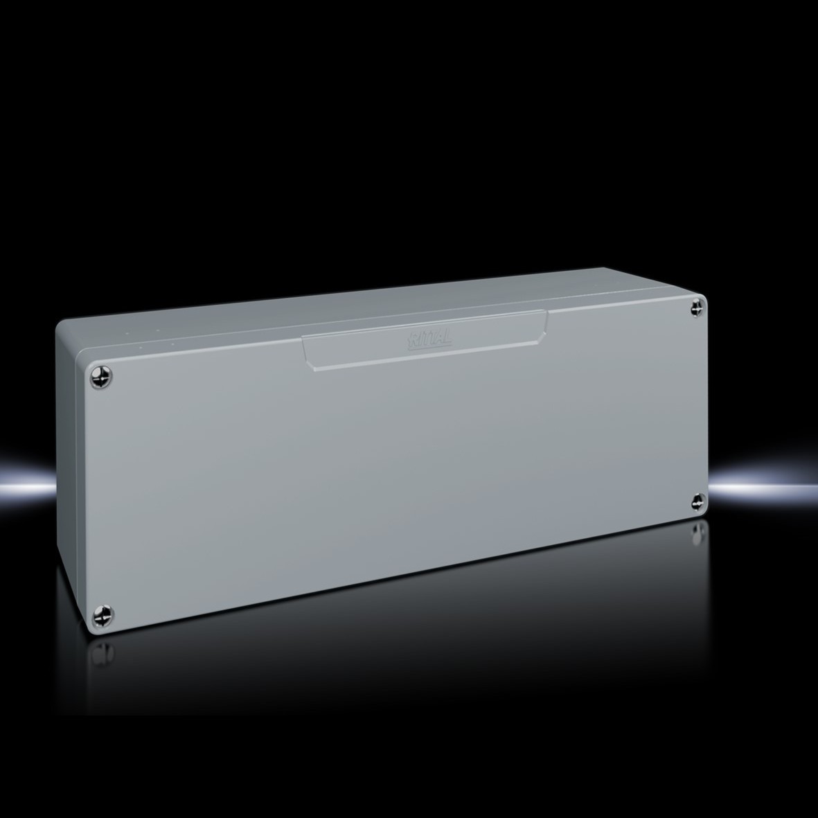 Aluminiumguss-Gehäuse GA 9111.210 BxHxT 360mm x 120mm x 84mm