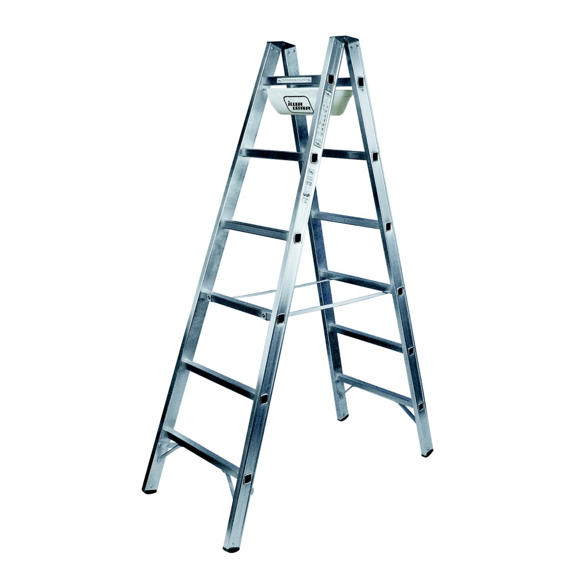 Alu-Sprossenstehleiter 6104