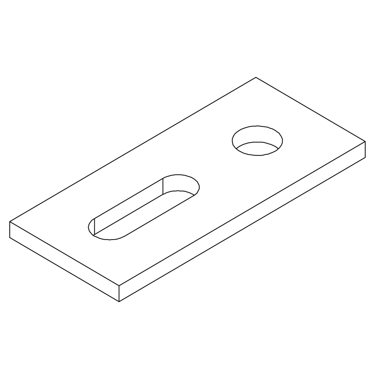 Aluminium Adapterblech 2002545