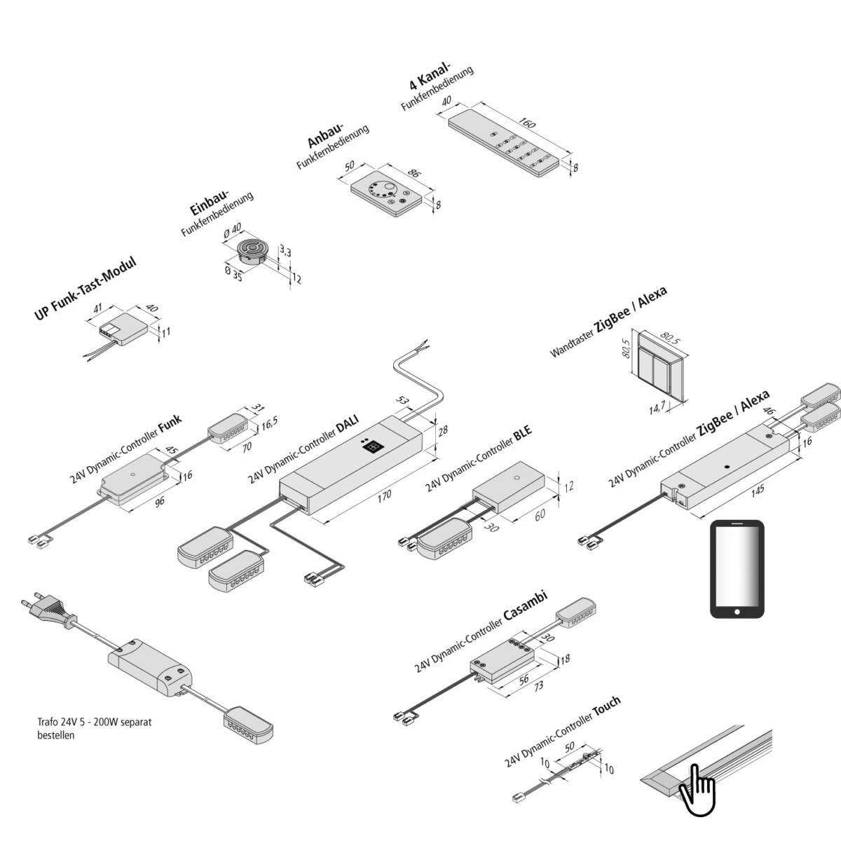 24V BLE-Controller Dynamic 20805005201