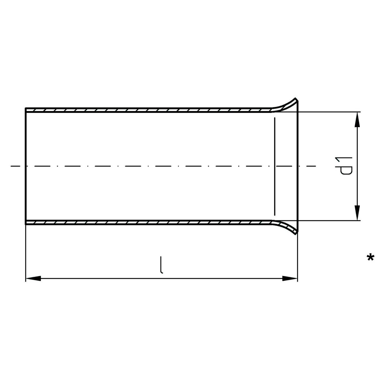Aderendhülse DIN 46228 ICAE2532
