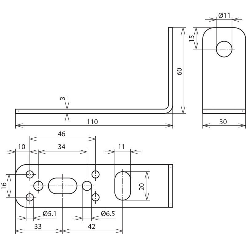 Befestigungswinkel BW90B11B5.16.511V2A