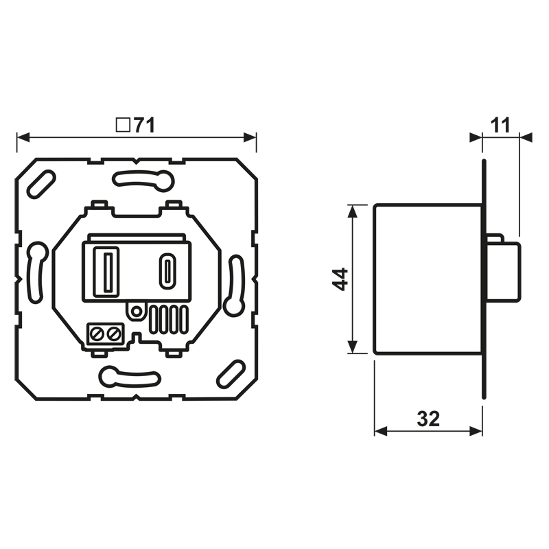 USB-Ladegerät USB 15 CA WW