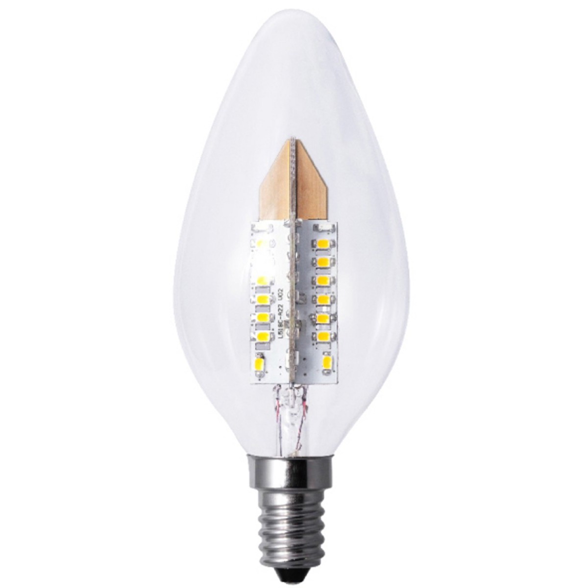 LED-Kerzenlampe E14 50x115mm 230V 2600K 33612