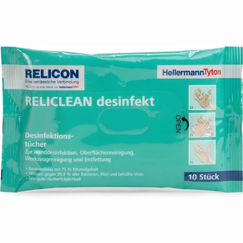 Feuchttücher RELides-CO-WH (VE10)