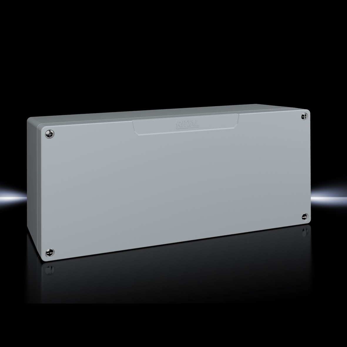 Aluminiumguss-Gehäuse GA 9114.210 BxHxT 360mm x 160mm x 93mm