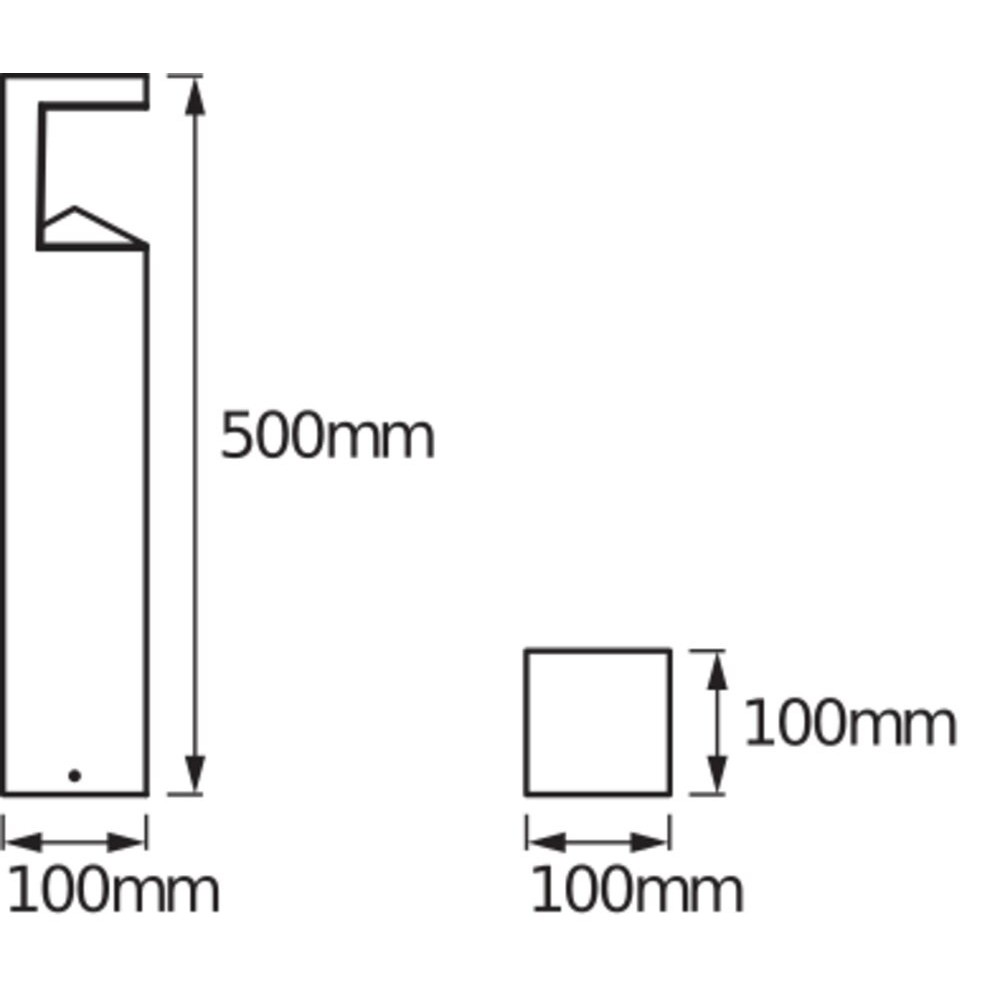 LED-Pollerleuchte 50cm ENDURA#4058075477919