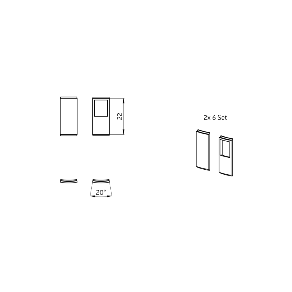 Abdecklamelle 32697