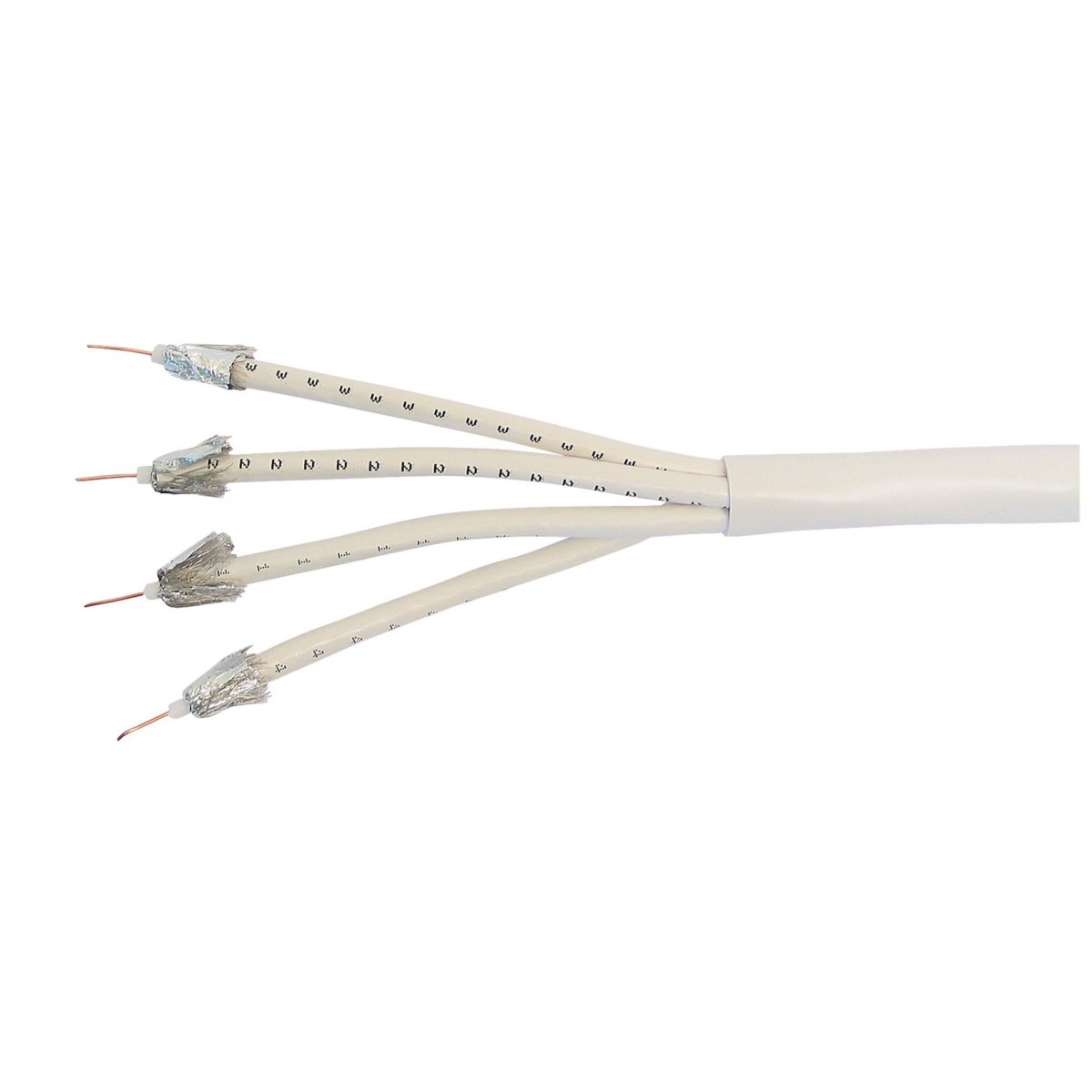 Quad-Mini-CoaxSat-Kabel 0003/3014 (Ri.100m)