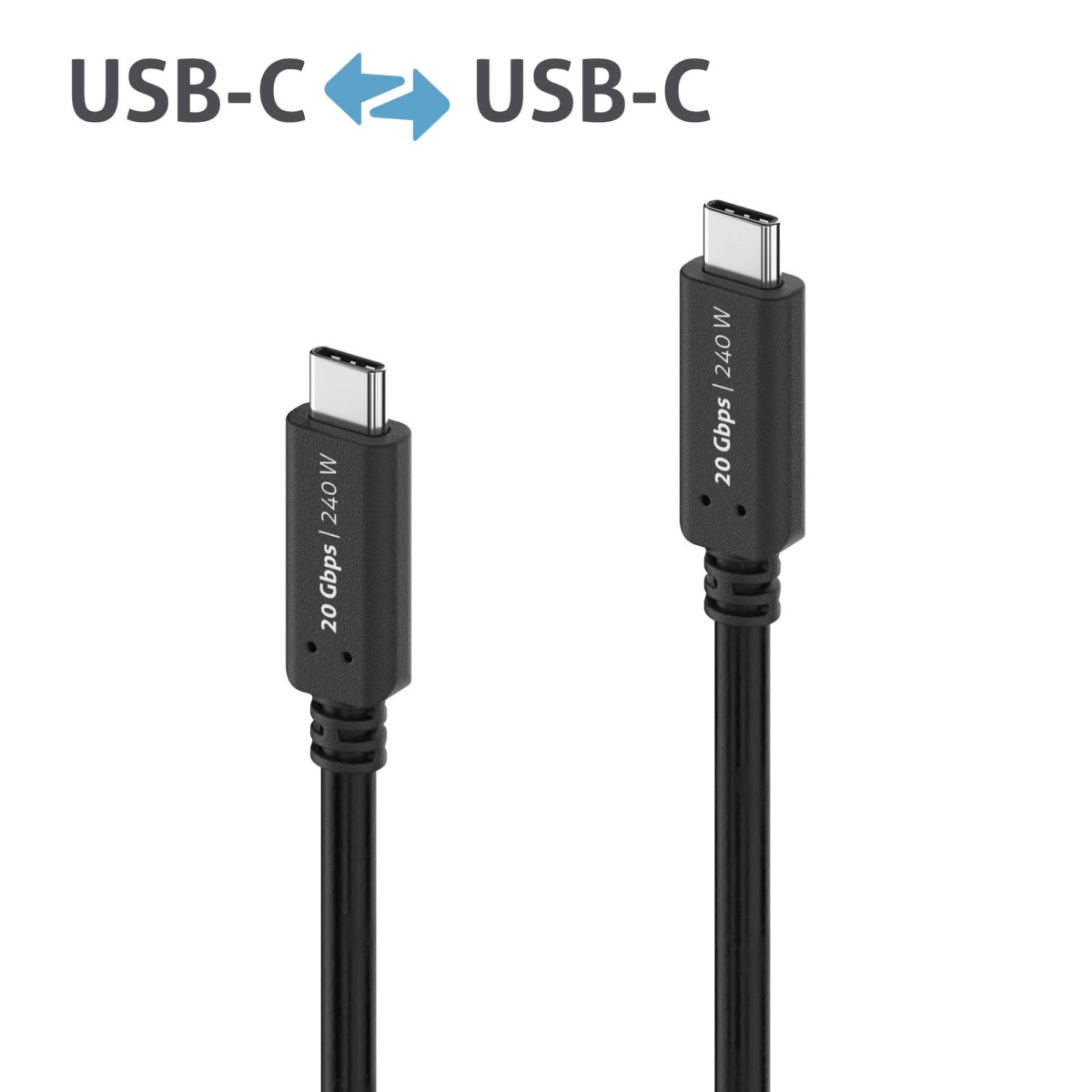 USB-C>C Kabel 0,5m IS2521-005