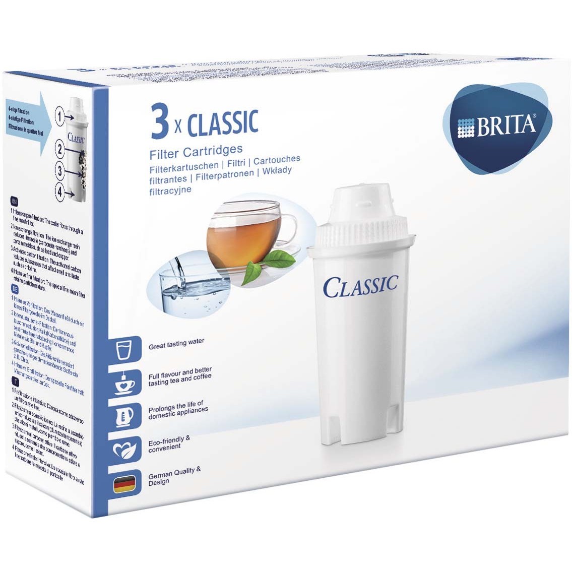 Wasserfilter-Kartusche Classic Pack 3