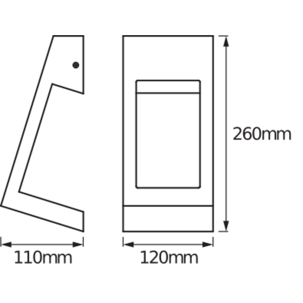 LED-Wandleuchte ENDURA#4058075478091