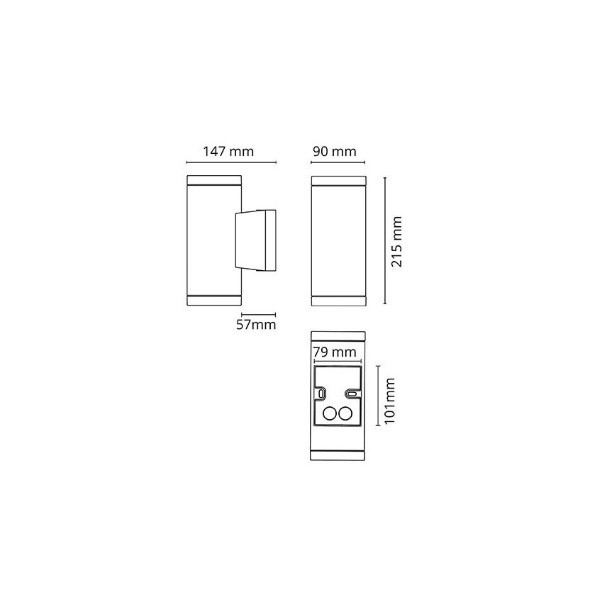 Deckenleuchte GU10 611692