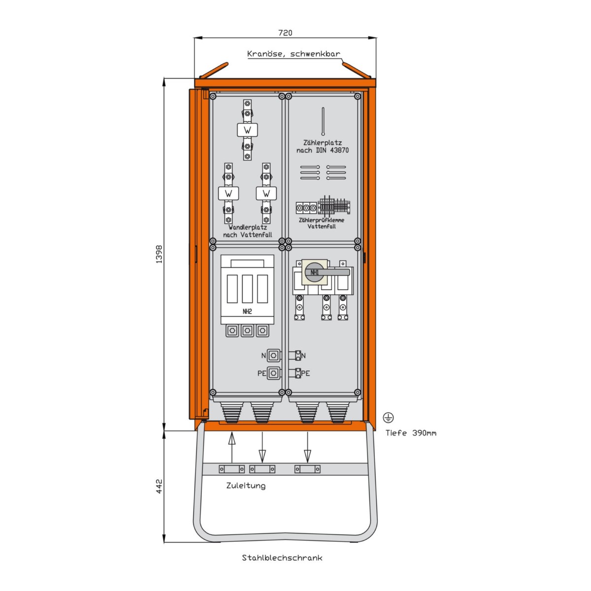 Anschlussschrank WA0031B