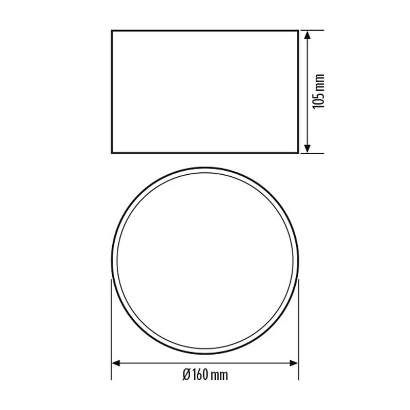 Transparenter Diffusor ALVA BL #EL00007002
