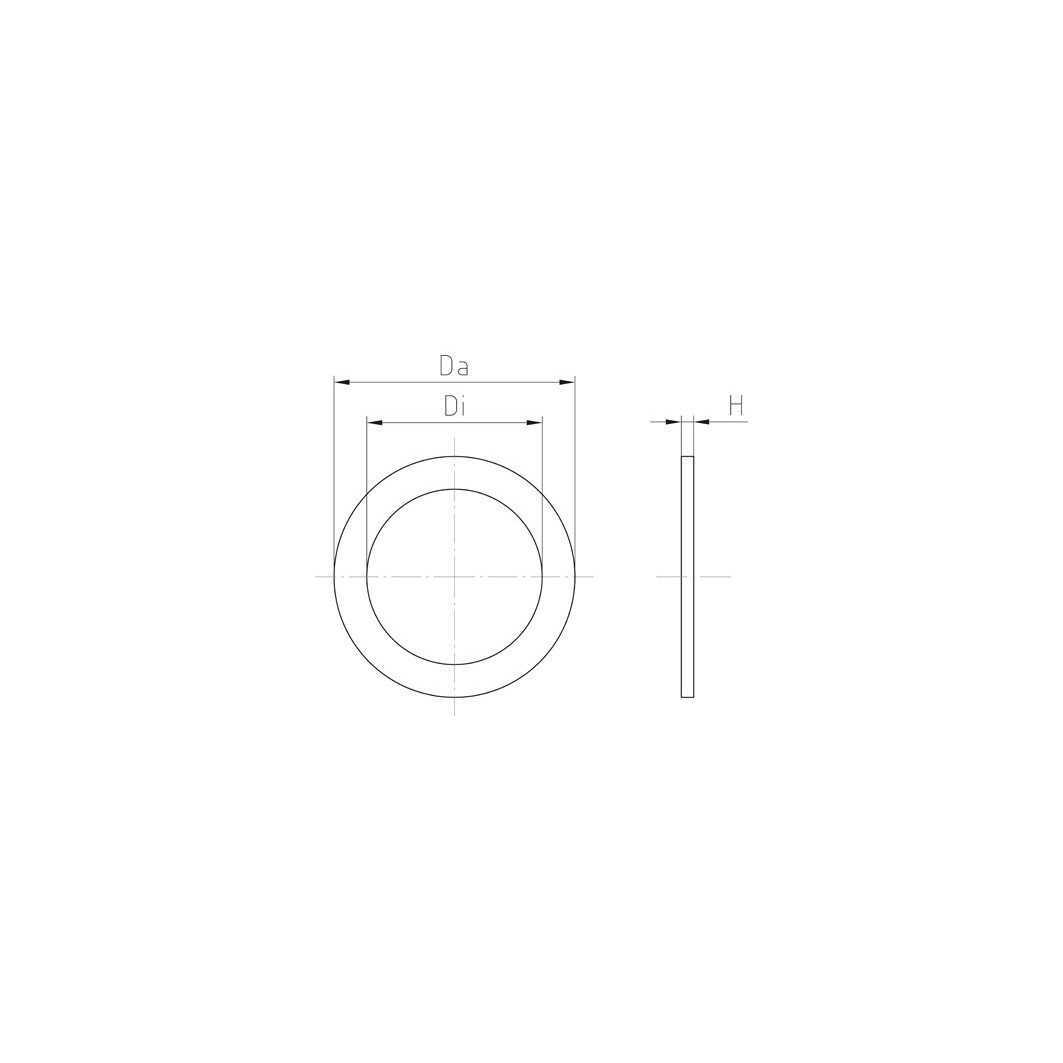 Anschlussgewinde-Dichtring FD-M16-GR