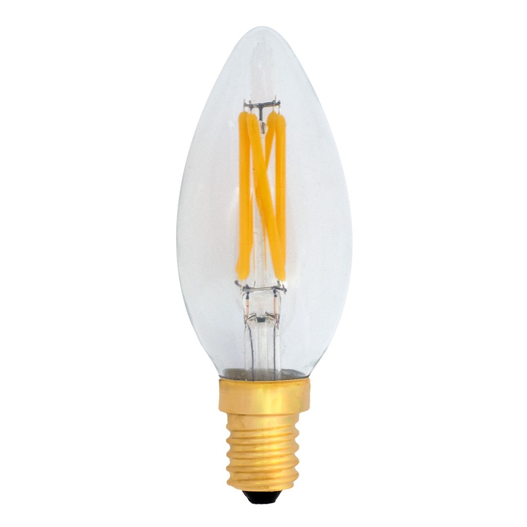 LED-Kerzenlampe Filament E14 220-240V 2400K 38695