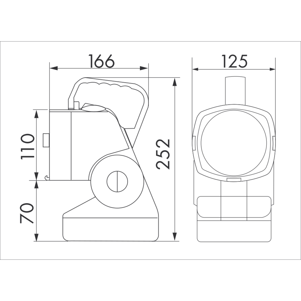 LED-Handscheinwerfer SAFETYLUXport.LEDgr