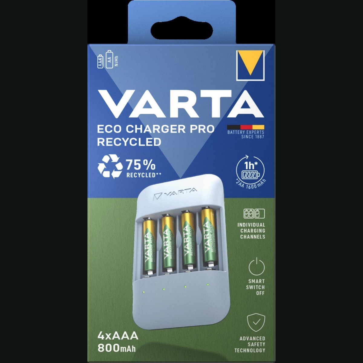 VARTA Eco Charger Pro Recycled 800mAh